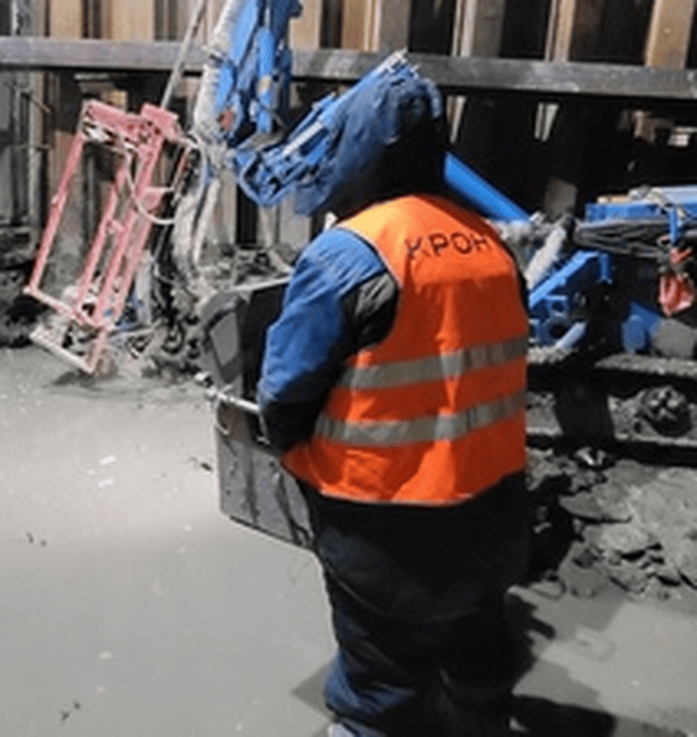 Укрепление основания плитного фундамента